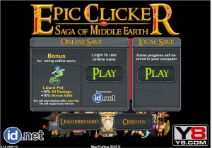 Epic Clicker Saga Of Middle Earth